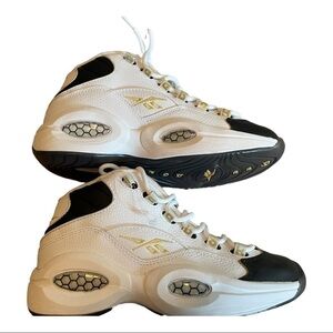 Reebok Question Mid black toe